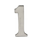 M Marcus Heritage Brass Numeral 1 - 51mm Self Adhesive